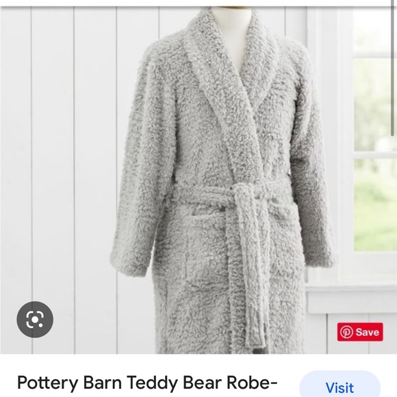 Pottery Barn Other - Pottery Barn Teddy Bear Robe